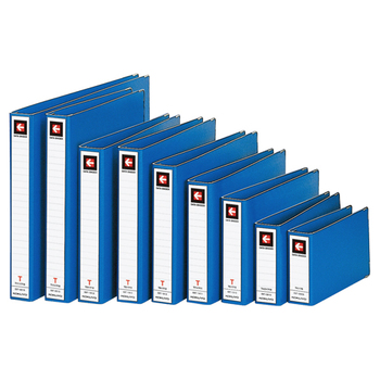 コクヨ データバインダーT(バースト用・レギュラータイプ) T6×Y10 12穴 280枚収容 青 EBT-1210 1冊
