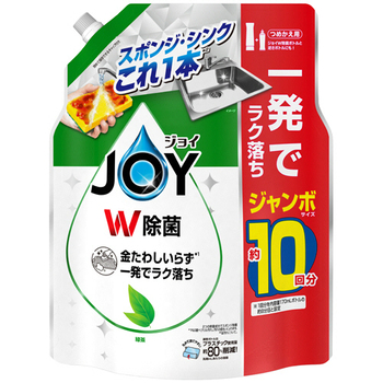 P&G ジョイ W除菌 コンパクト 緑茶の香り つめかえ用 ジャンボサイズ 1300mL 1個