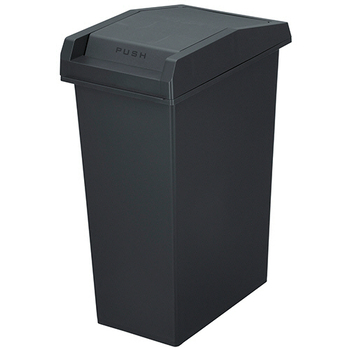 新輝合成 TONBO ユニードスライドペール45 45L チャコールブラック 02082-8 1台