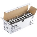 キングジム テプラ PRO テープカートリッジ 9mm 白/黒文字 エコパック SS9K-10PN 1セット(30個:10個×3パック)
