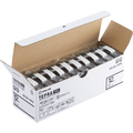 キングジム テプラ PRO テープカートリッジ 12mm 白/黒文字 エコパック SS12K-10PN 1セット(30個:10個×3パック)