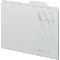ライオン事務器 個別フォルダー A4 水 A4-IF-K 1冊