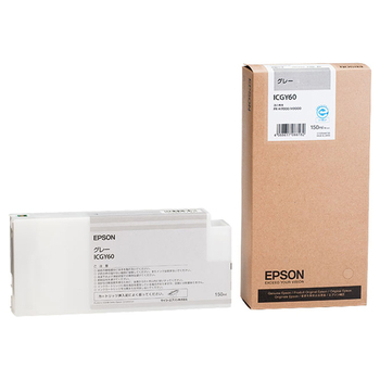 エプソン インクカートリッジ グレー 150ml ICGY60 1個