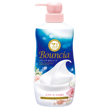 牛乳石鹸共進社 バウンシア ボディソープ エアリーブーケの香り ポンプ付 480ml 1本