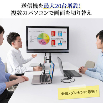 サンワサプライ ワイヤレスHDMIエクステンダー(送信機のみ) VGA-EXWHD9TX 1台