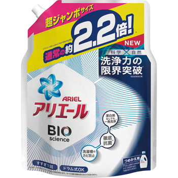 P&G アリエール バイオサイエンスジェル つめかえ用 超ジャンボ 1520g 1パック