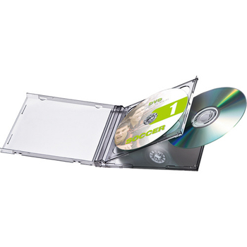 サンワサプライ DVD・CDケース 10mm厚 2枚収納 ブラック FCD-22BKN 1パック(5枚)