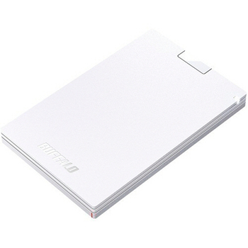 バッファロー USB3.2(Gen1) ポータブルSSD 500GB ホワイト SSD-PG500U3-WC 1台