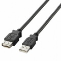 エレコム USB2.0延長ケーブル (A)オス-(A)メス ブラック 3.0m RoHS指令準拠(10物質) U2C-E30BK 1本