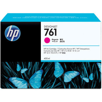 HP HP761 インクカートリッジ マゼンタ 400mL 染料系 CM993A 1個