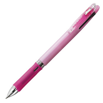 ゼブラ 3色油性ボールペン クリップ-オン スリム3C 0.7mm (軸色:パステルピンク) B3A5-WP 1本