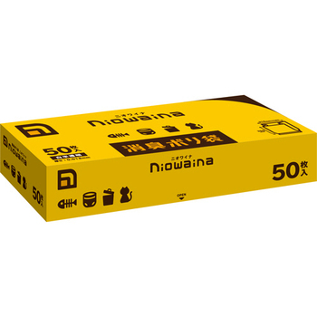 日本サニパック ニオワイナ消臭袋 白半透明 大 0.018mm SS01 1箱(50枚)