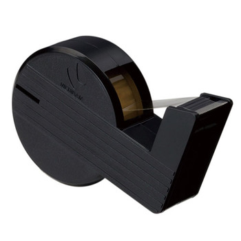 ニチバン セロテープ 直線美 mini 小巻カッター付 15mm×20m 黒 CT-15SCB6 1個