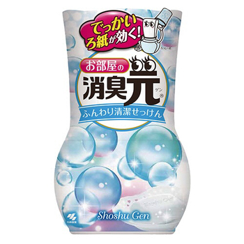 小林製薬 お部屋の消臭元 ふんわり清潔せっけん 400mL 1セット(3個)