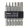 TRUSCO 六角ビットセット THB-6S 1セット(6本)