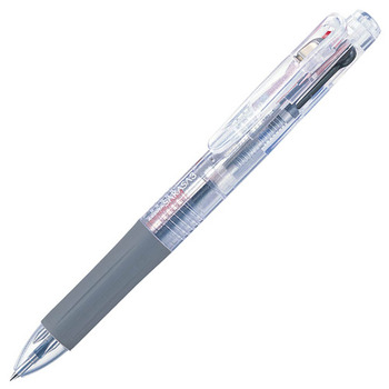 ゼブラ 3色ジェルボールペン サラサ3 0.5mm (軸色:透明) J3J2-C 1本