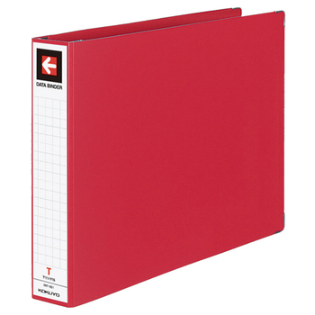 コクヨ データバインダーT(バースト用・ワイドタイプ) T11×Y15 22穴 450枚収容 赤 EBT-551R 1冊