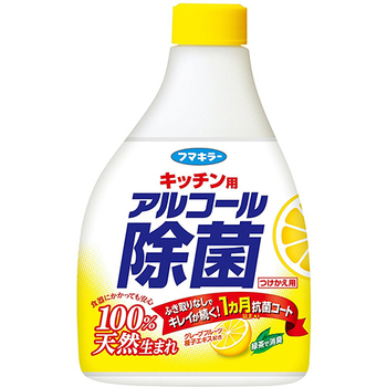 フマキラー キッチン用 アルコール除菌スプレー つけかえ用 400ml 1本