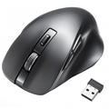 サンワサプライ ワイヤレスブルーLEDマウス(5ボタン) ブラック MA-WB518BK 1個