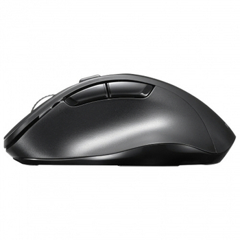 サンワサプライ ワイヤレスブルーLEDマウス(5ボタン) ブラック MA-WB518BK 1個
