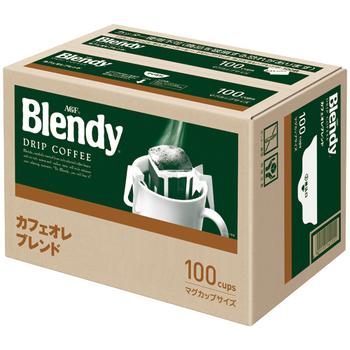 味の素AGF ブレンディ レギュラーコーヒー ドリップパック カフェオレ・ブレンド 1セット(200袋:100袋×2箱)