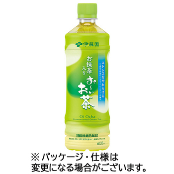 伊藤園 お抹茶入りおーいお茶 600ml ペットボトル 1ケース(24本)