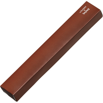 TANOSEE ノック式油性ボールペン(なめらかインク) ハイグレード 0.5mm 黒 (軸色:モカブラウン) 1本