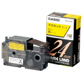 カシオ NAME LAND マグネットテープ 24mm×1.5m 白/黒文字 XR-24JWE 1個