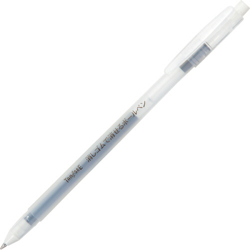 TANOSEE 消しゴムで消せるゲルインクボールペン 0.6mm 黒 1セット(10本)