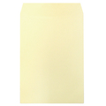 ハート 透けないカラー封筒 角2 パステルクリーム 100g/m2 〒枠なし XEP493 1セット(500枚:100枚×5パック)