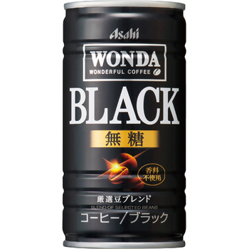 アサヒ飲料 ワンダ ブラック 185g 缶 1セット(60本:30本×2ケース)
