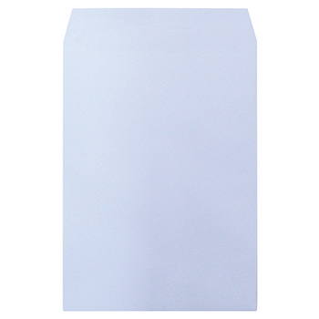 ハート 透けないカラー封筒 ワンタッチテープ付 角2 パステルアクア 100g/m2 〒枠なし XEP474 1セット(500枚:100枚×5パック)
