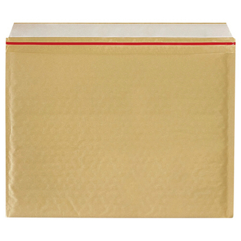 今村紙工 横型薄口クッション封筒 未晒クラフト 茶 KFW-K312 1パック(100枚)