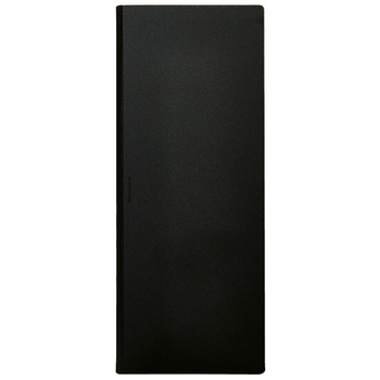 キングジム ハードホルダー ホッソ A4 二つ折り 黒 5050-BK 1セット(5冊)