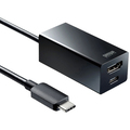 サンワサプライ USB Type-Cハブ付き HDMI変換アダプタ ブラック USB-3TCH34BK 1個