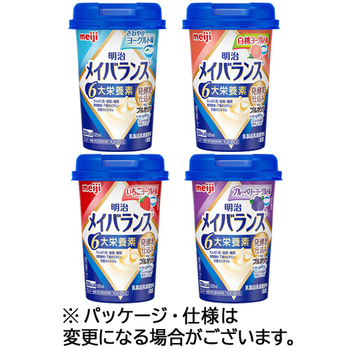 明治 メイバランスMiniカップ 発酵乳仕込み アソートBOX (4種類×6本) 各125mL 1ケース(24本)