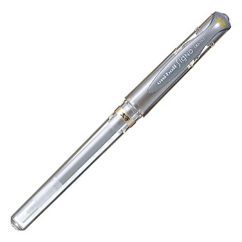 三菱鉛筆 ゲルインクボールペン ユニボール シグノ 太字 1.0mm 銀 UM153.26 1セット(10本)