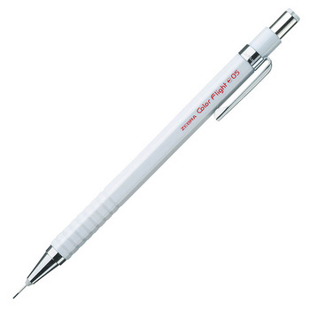 ゼブラ シャープペンシル カラーフライト 0.5mm (軸色 ホワイト) MA53-W 1本