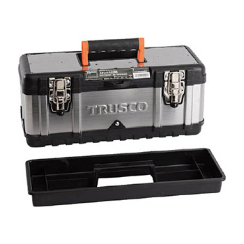 TRUSCO ステンレス工具箱 Sサイズ TSUS-3026S 1個