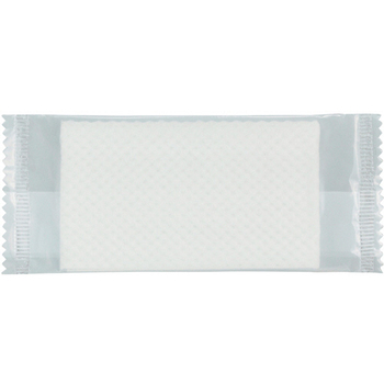 TANOSEE 紙エンボスおしぼりエコノミー 平型ミニ 1セット(250枚:50枚×5パック)