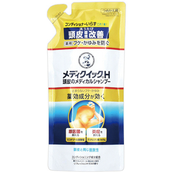 ロート製薬 メディクイックH 頭皮のメディカルシャンプー つめかえ用 280mL 1個