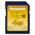 パナソニック SDHCメモリーカード 4GB Class10 RP-SDWA04GJK 1枚