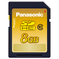 パナソニック SDHCメモリーカード 8GB Class10 RP-SDWA08GJK 1枚
