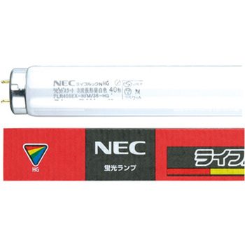 ホタルクス(NEC) 蛍光ランプ ライフルックHG 直管ラピッドスタート形 40W形 3波長形 昼白色 FLR40SEX-N/M-HG-10P 1パック(10本