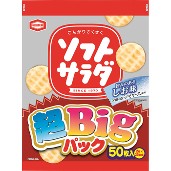 亀田製菓 超ビッグパック ソフトサラダ 387g(2枚×約25袋) 1パック