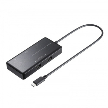 サンワサプライ USB Type-C ドッキングステーション USB-DKM7BK 1台