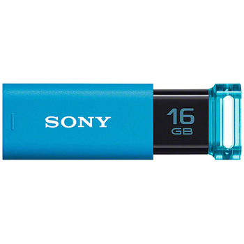 ソニー USBメモリー ポケットビット Uシリーズ 16GB ブルー USM16GU L 1個