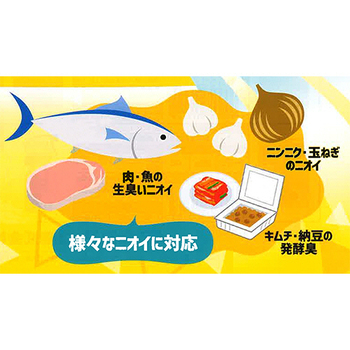 白元アース ノンスメル ぱくぱく炭 冷蔵庫用 1個