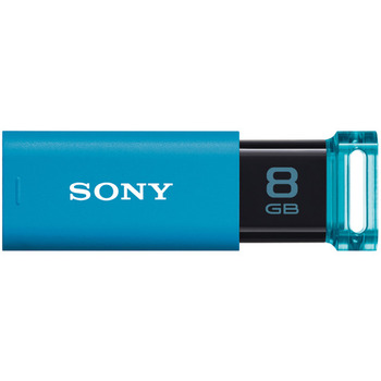ソニー USBメモリー ポケットビット Uシリーズ 8GB ブルー USM8GU L 1個