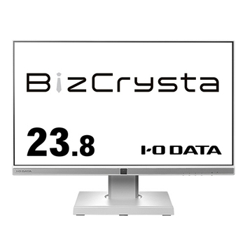 アイオーデータ BizCrysta Type-C搭載&フリースタイルスタンド 23.8型ワイド液晶ディスプレイ ホワイト 5年保証 LCD-BC241DW-F